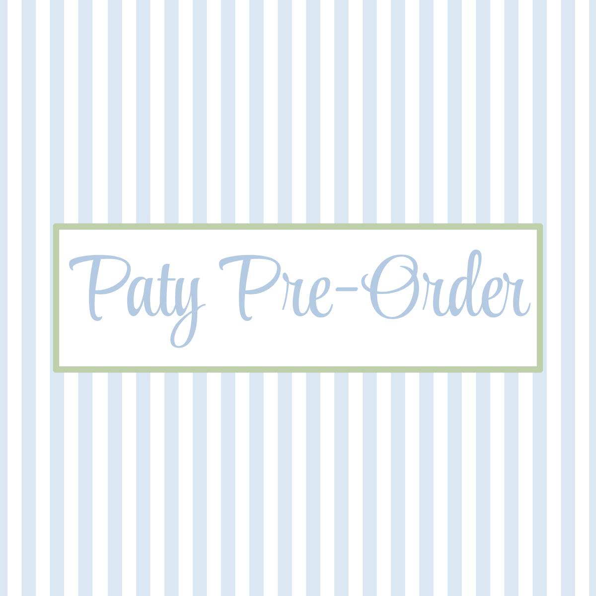 Paty PRE-ORDER