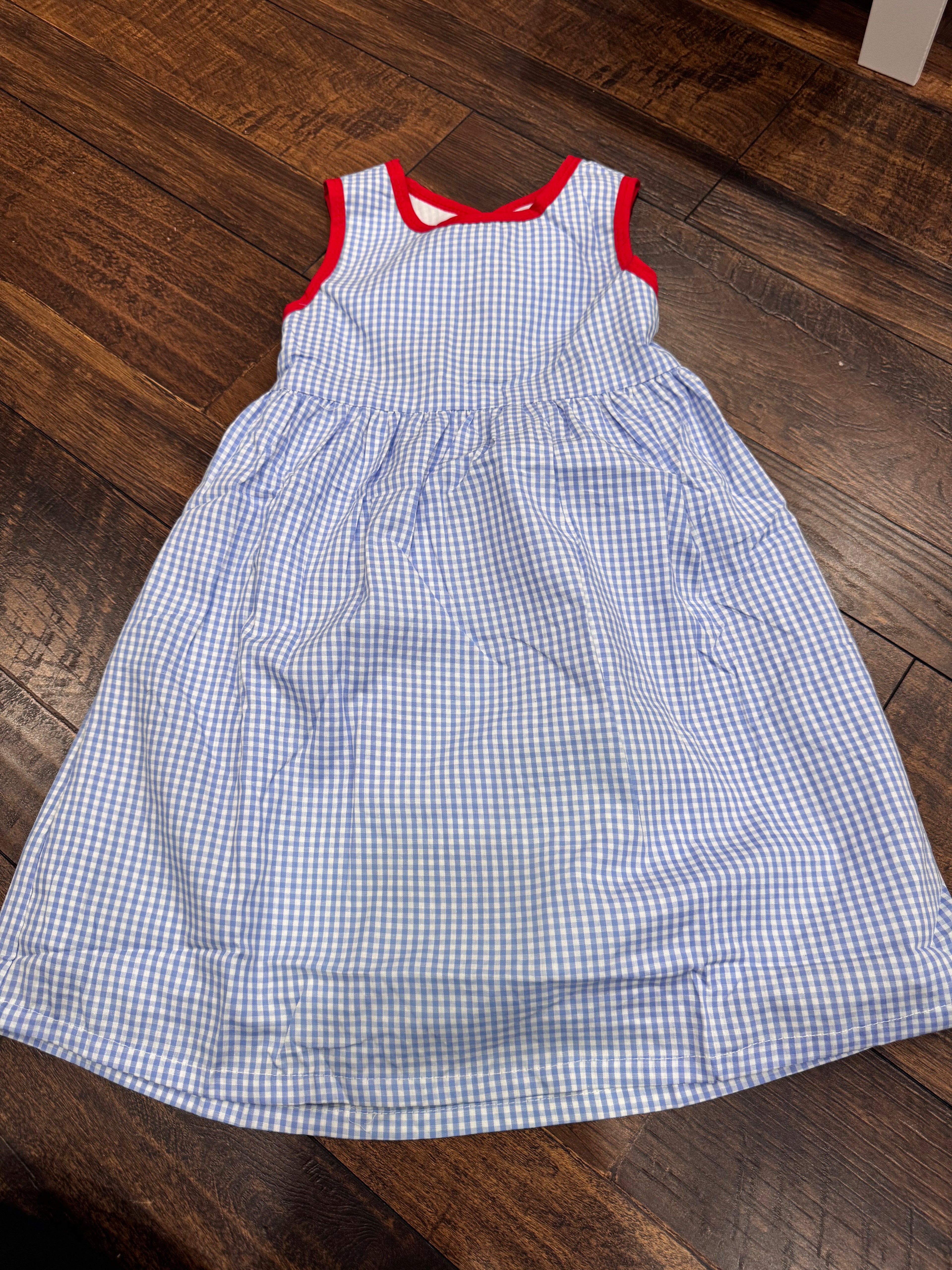 Sz 5 Patriotic Dress w Bow
