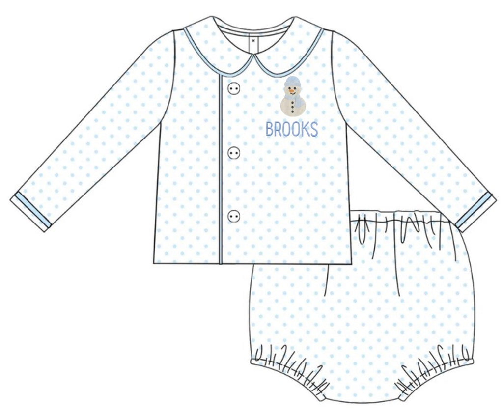 PRE-ORDER Boy Blue Bitty Dot Set