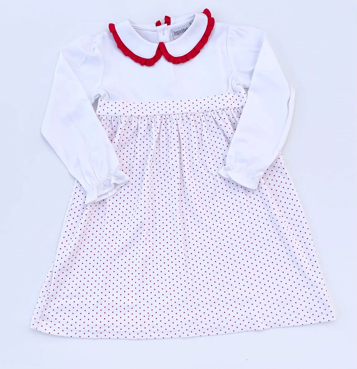 Red Bitty Dot Dress