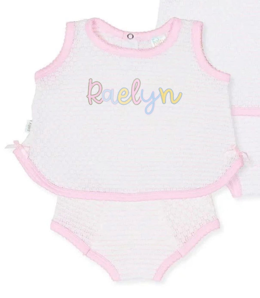 Sleeveless Set w/ Pima Trim