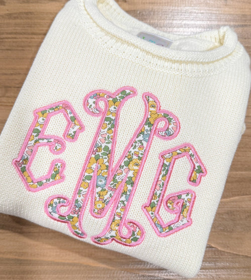 Appliqué Rollneck Sweater
