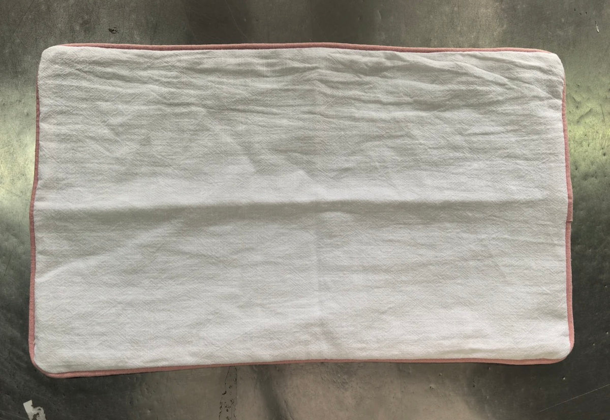 Pink Trim Pillow (includes insert)