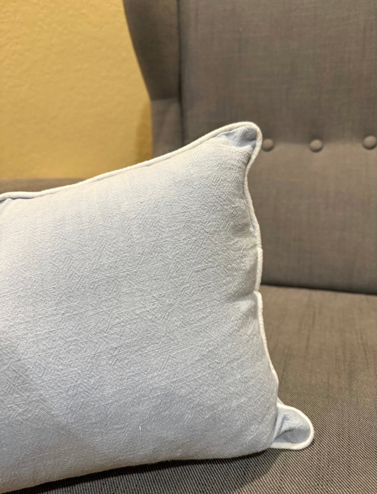 Blue w White Trim Pillow (includes insert)