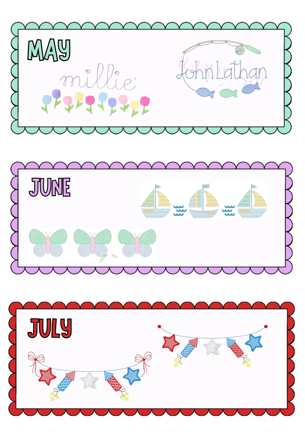 Embroidery Tee Subscription