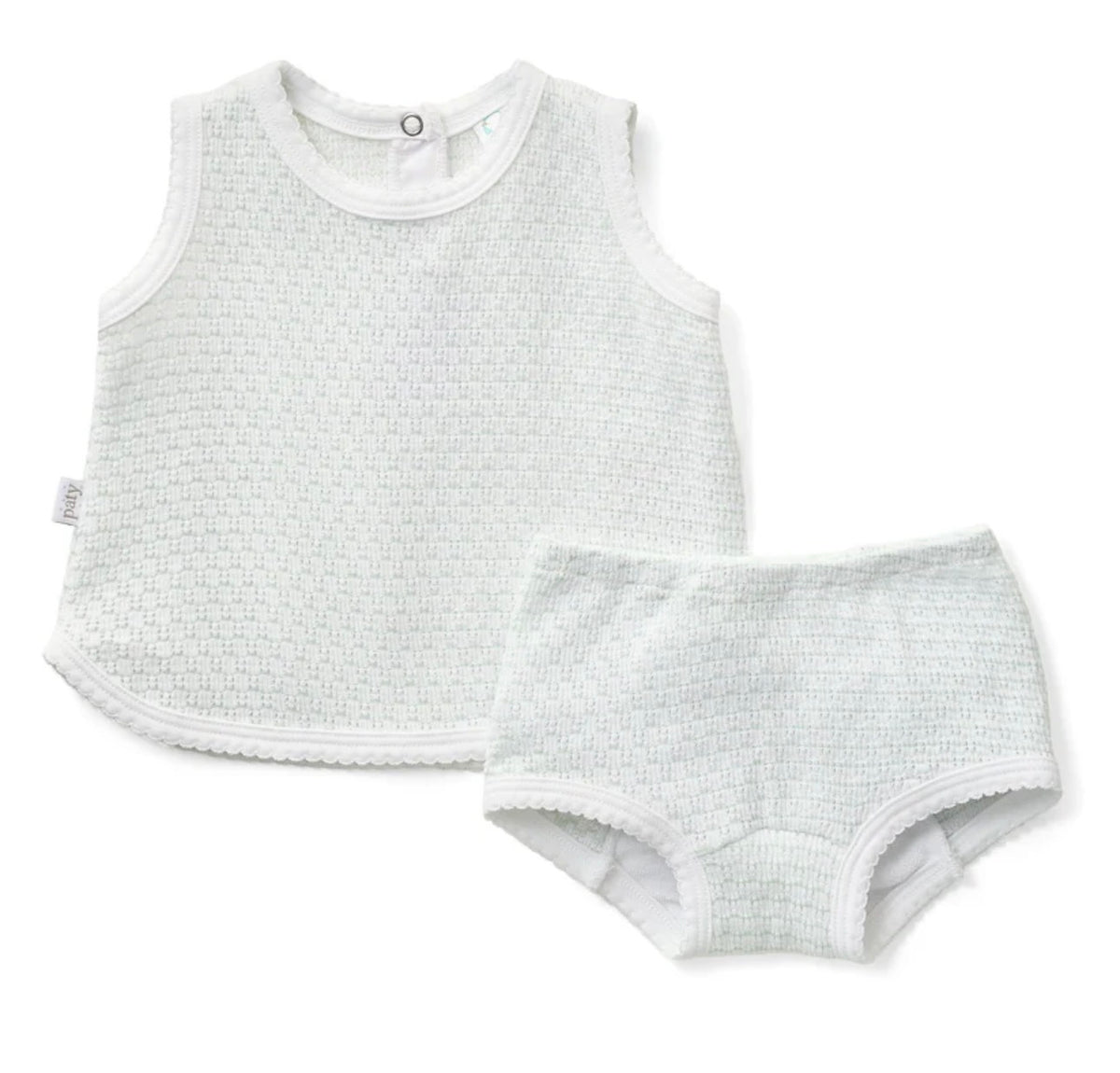 Sleeveless Set w/ Pima Trim