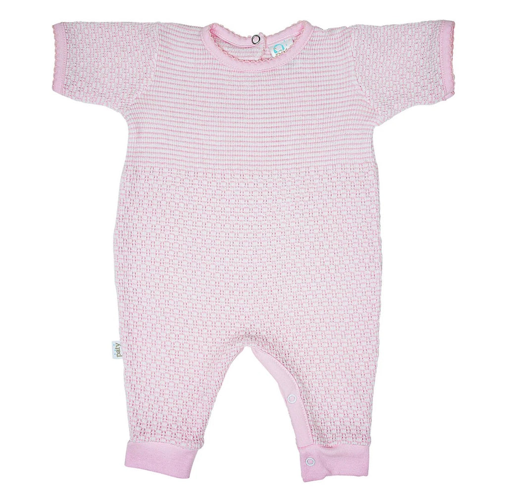 Short Sleeve Romper w/ Pima Trim