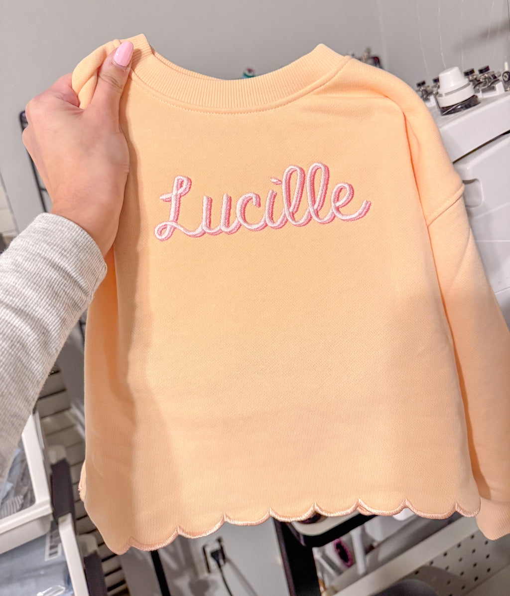 Peach Scallop Set