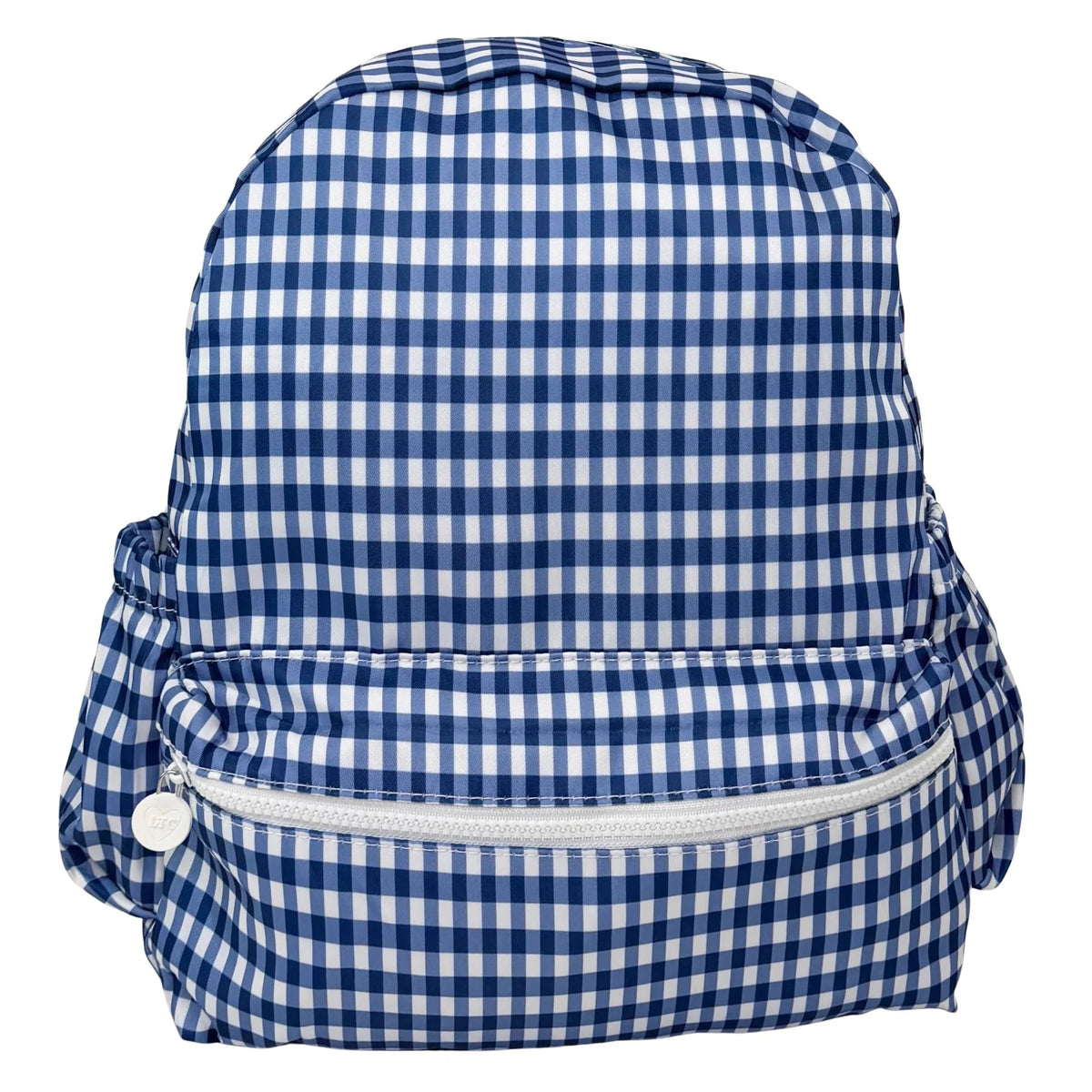 Navy Gingham Backpack