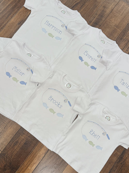 Boys Fishing Tee