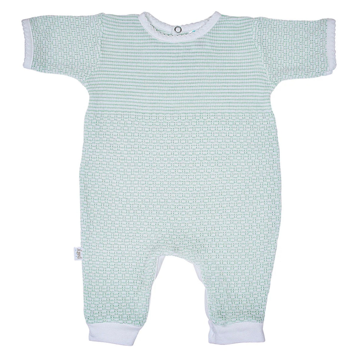 Short Sleeve Romper w/ Pima Trim