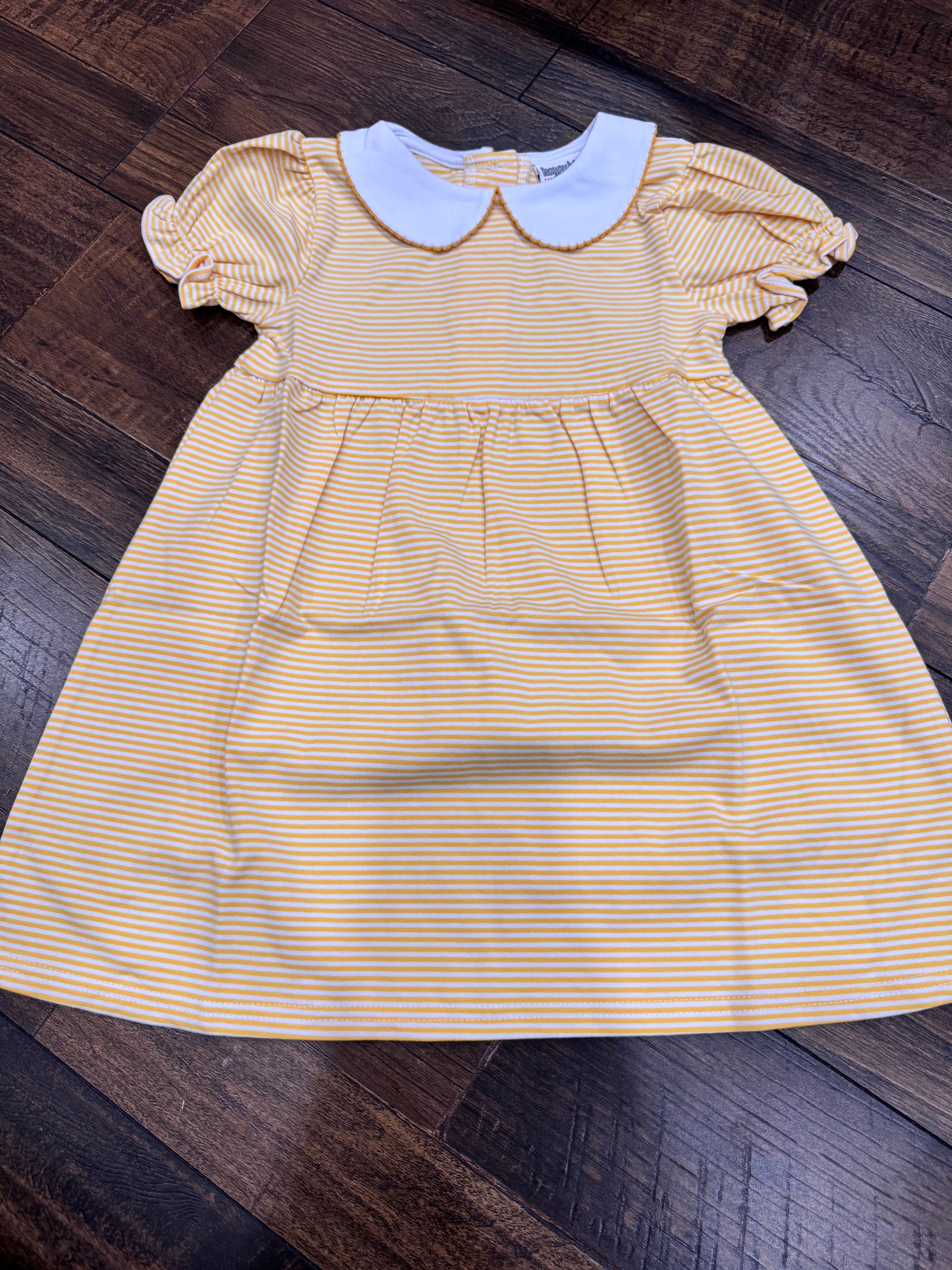 3T Yellow Stripe Dress