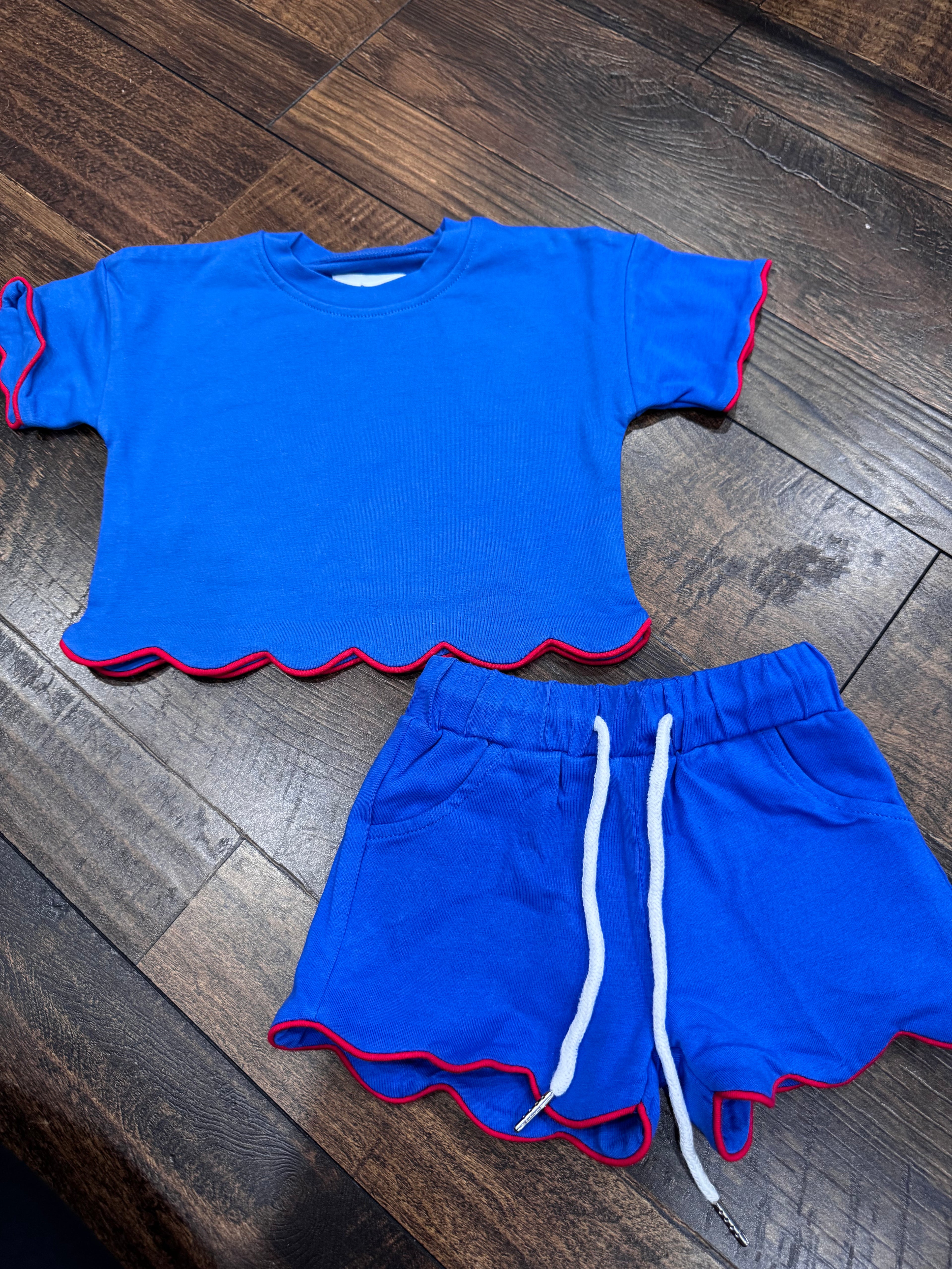 6/12M Patriotic Scallop Set