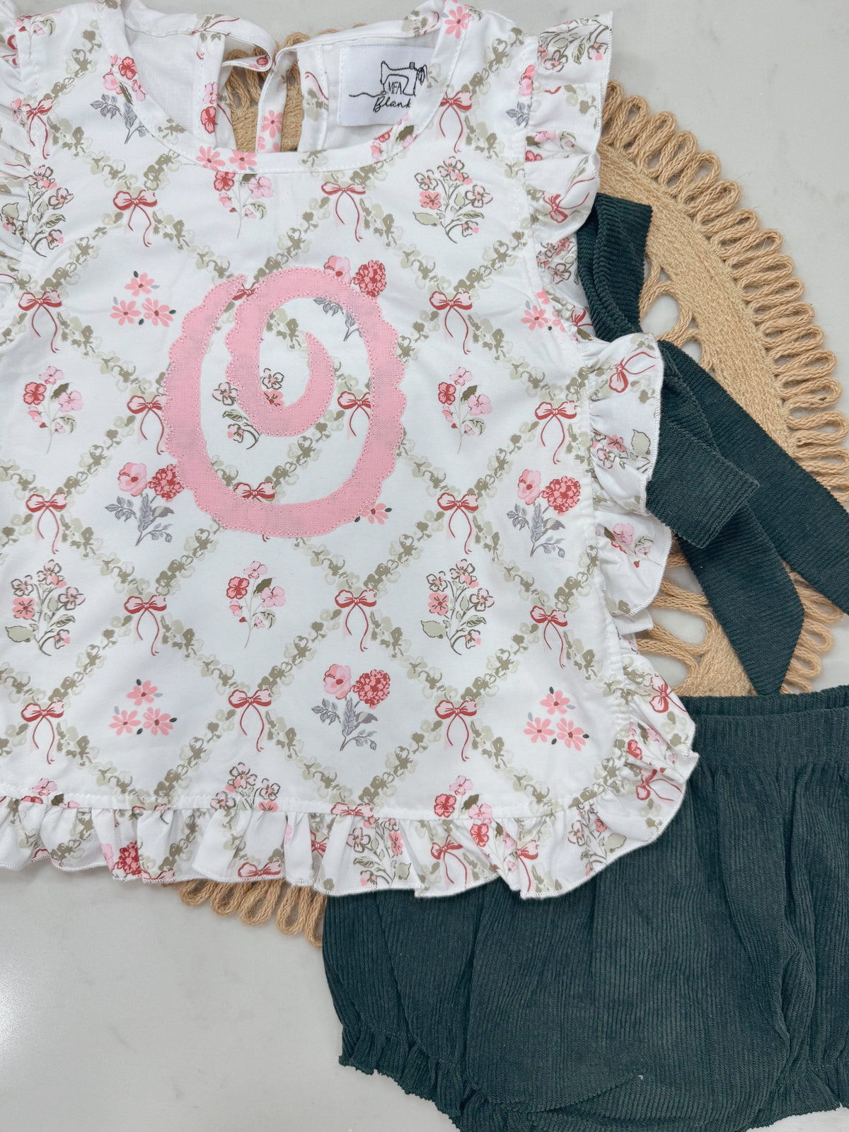 Green Floral Set
