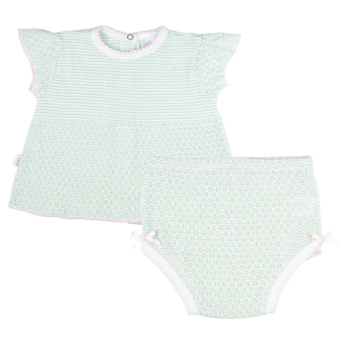 Solid Flutter Sleeve Set