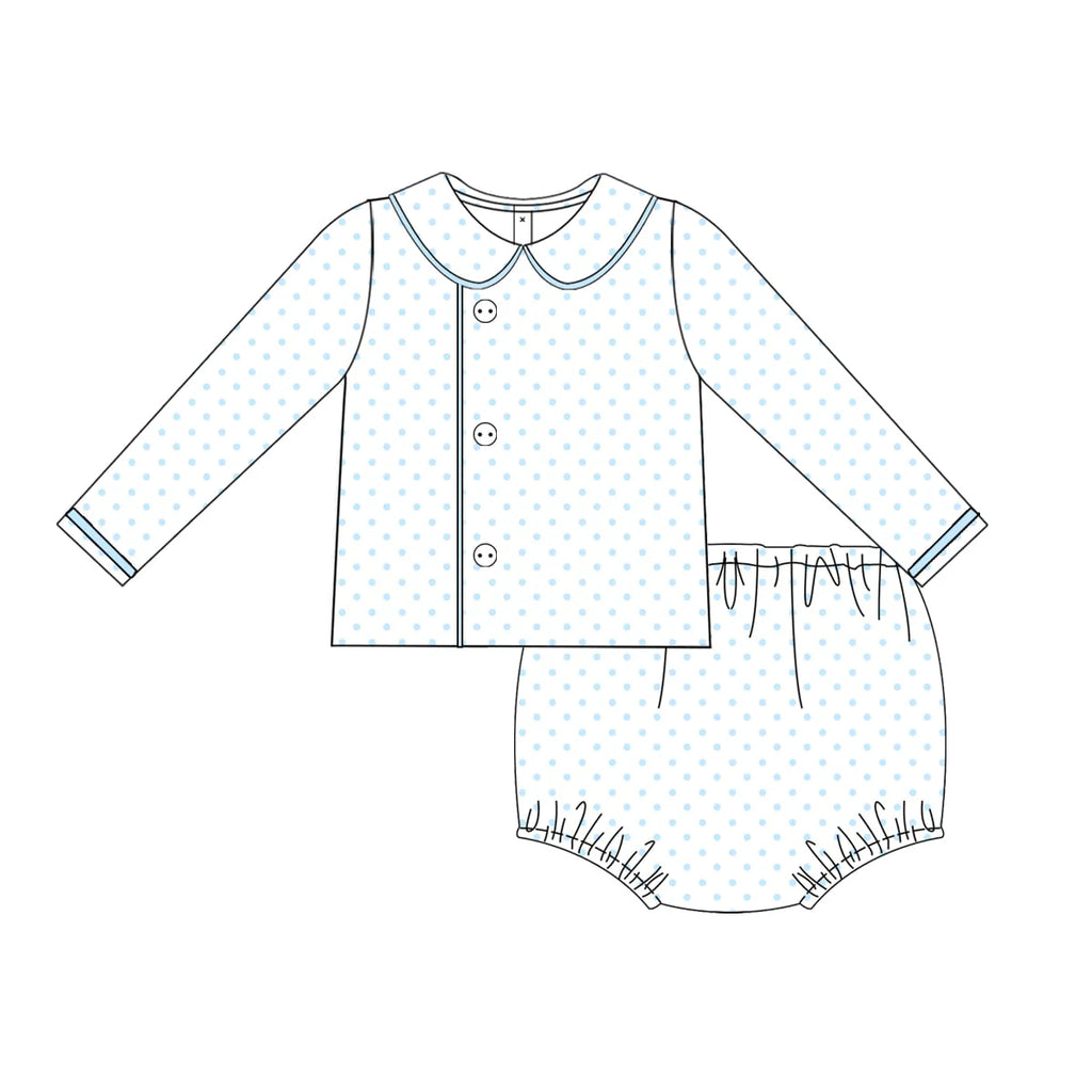 PRE-ORDER Boy Blue Bitty Dot Set