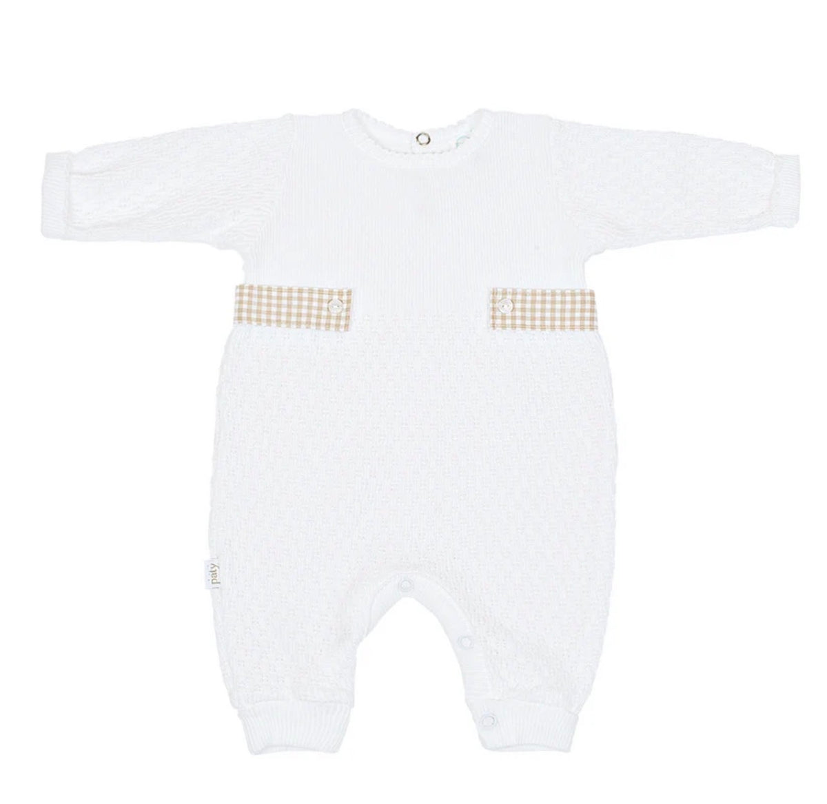 Gingham Tab Romper