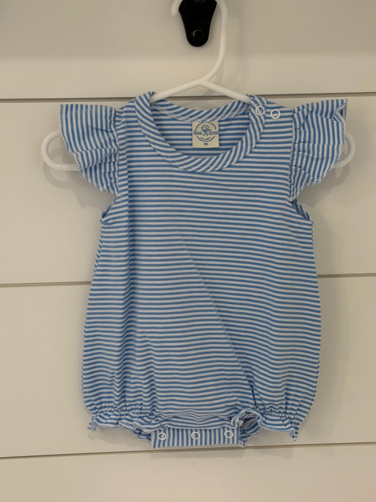 Flutter Sleeve Stripe Bubble