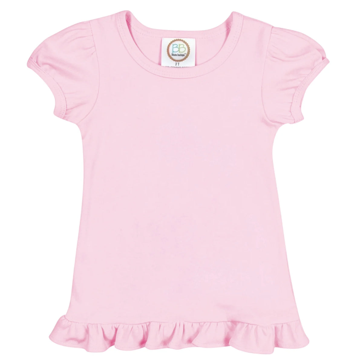 Short Sleeve Ruffle Tee