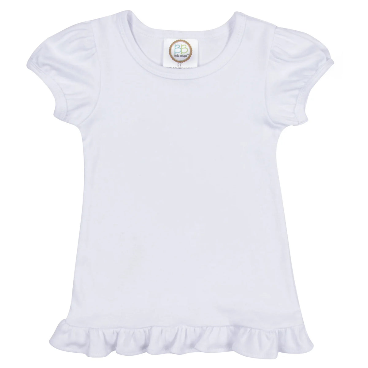 Short Sleeve Ruffle Tee